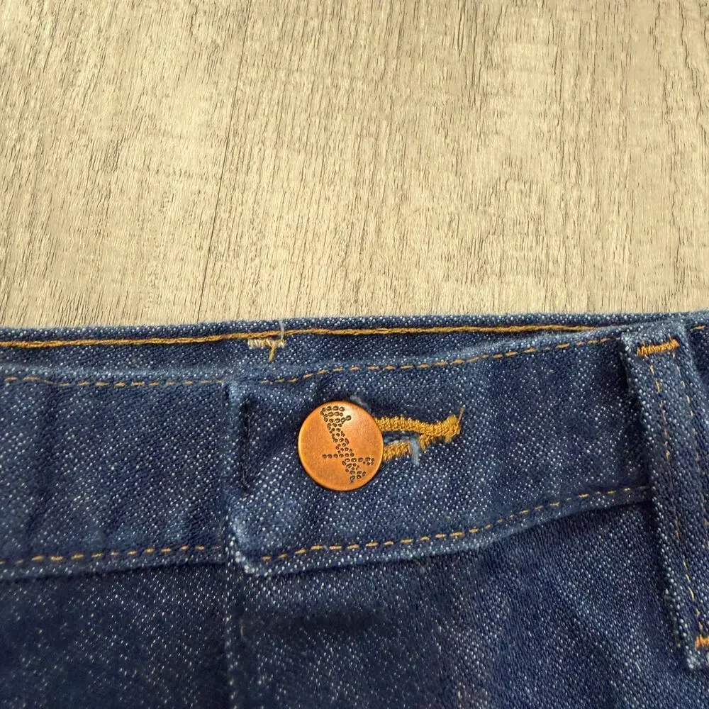 Vintage Wrangler Cowboy Cut Slim Fit Jeans Men's 36x34 Blue Denim Western 936DEN